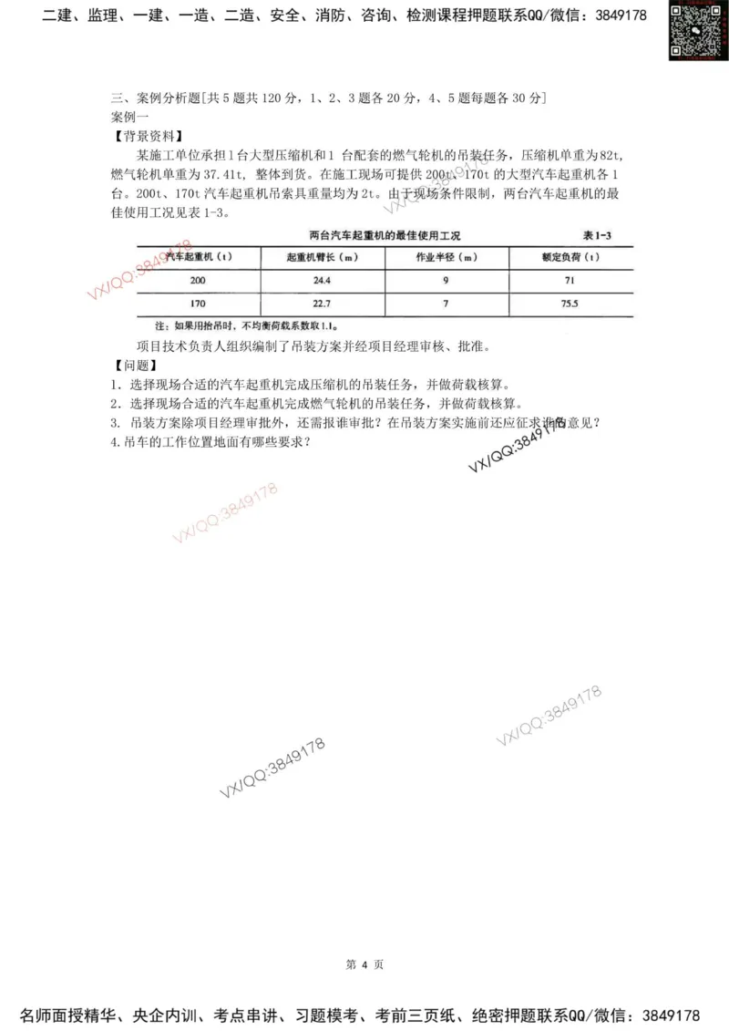 2025一建机电模拟卷一（空白）_2026年一级建造师_2026年一建机电_2025年一建机电SVIP_05-考前密训✿央企特训✿机构普押_14-机电《考前模拟卷》刘忠海