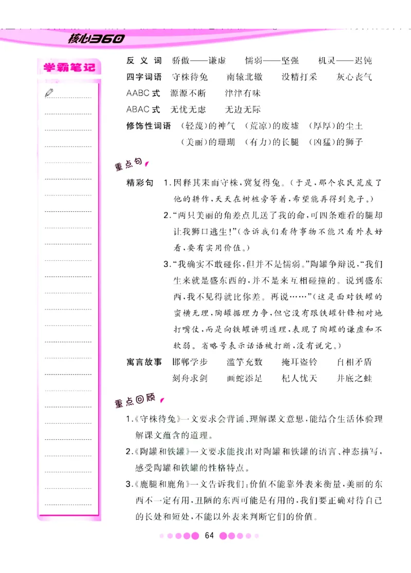 三年级下册-语文核心课堂知识清单_三年级上下册资料_小学三年级学习资料-25年更新版_3-02、小学三年级语文下册_3-2-1、学习资料、复习、知识点、归纳汇总