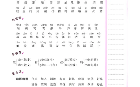 三年级下册-语文核心课堂知识清单_三年级上下册资料_小学三年级学习资料-25年更新版_3-02、小学三年级语文下册_3-2-1、学习资料、复习、知识点、归纳汇总