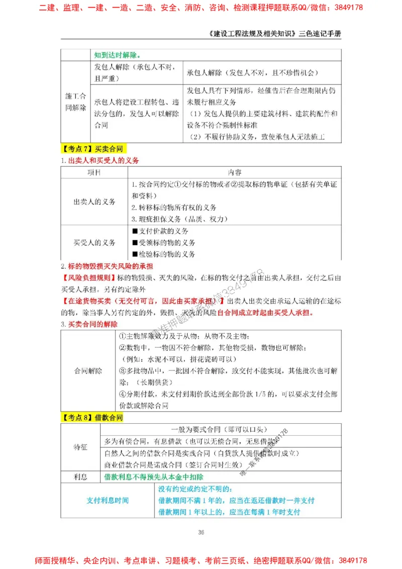 2025年一级建造师《建设工程法规及相关知识》三色速记手册_2026年一建法规_2025年一建法规SVIP_01-精华文档✿电子教材✿历年真题_26-法规《三色速记手册》SMR推荐