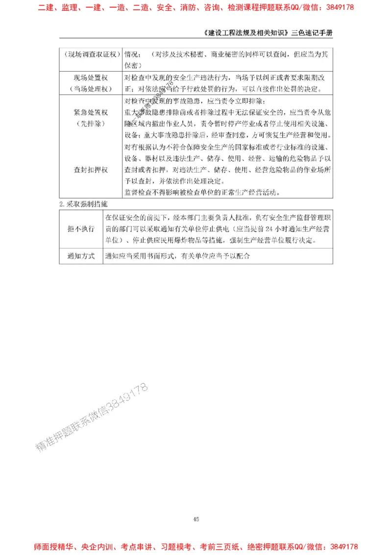 2025年一级建造师《建设工程法规及相关知识》三色速记手册_2026年一建法规_2025年一建法规SVIP_01-精华文档✿电子教材✿历年真题_26-法规《三色速记手册》SMR推荐