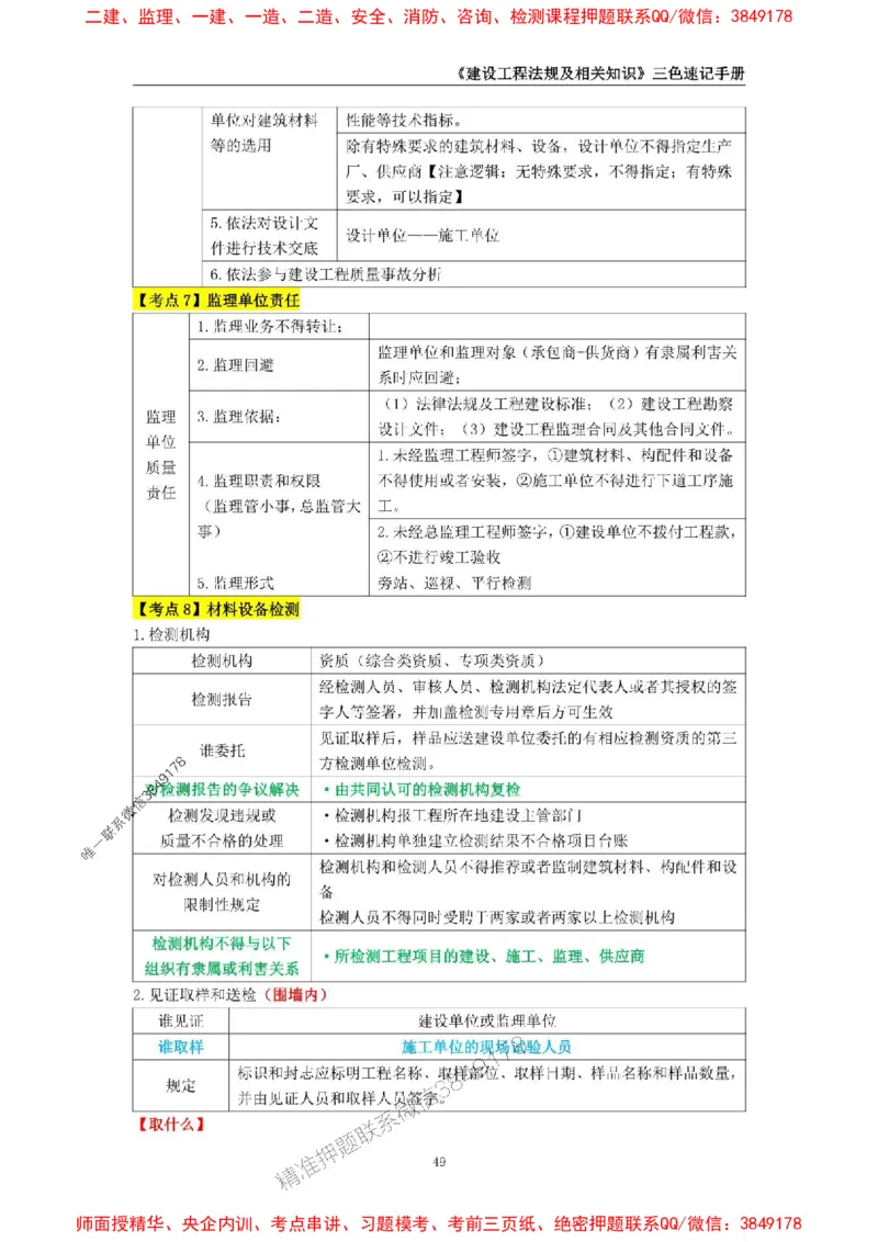 2025年一级建造师《建设工程法规及相关知识》三色速记手册_2026年一建法规_2025年一建法规SVIP_01-精华文档✿电子教材✿历年真题_26-法规《三色速记手册》SMR推荐