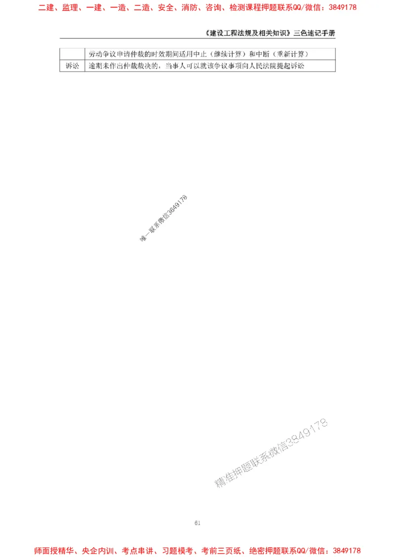 2025年一级建造师《建设工程法规及相关知识》三色速记手册_2026年一建法规_2025年一建法规SVIP_01-精华文档✿电子教材✿历年真题_26-法规《三色速记手册》SMR推荐