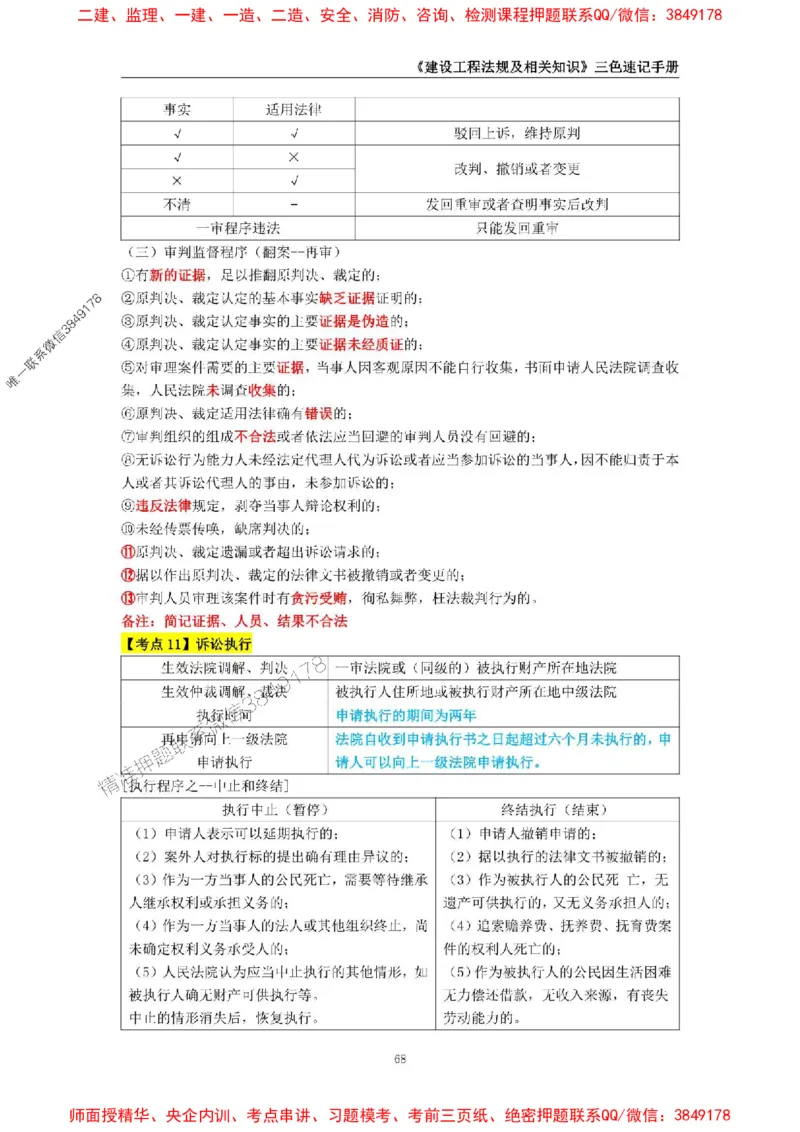 2025年一级建造师《建设工程法规及相关知识》三色速记手册_2026年一建法规_2025年一建法规SVIP_01-精华文档✿电子教材✿历年真题_26-法规《三色速记手册》SMR推荐