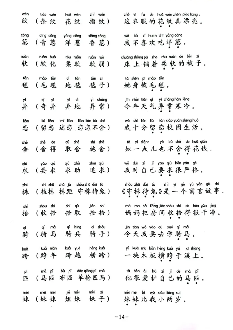 二年级下册生字笔顺组词造句阅读本_二年级上下册资料_小学二年级学习资料-25年更新版_2-02、小学二年级语文下册_2-2-2、练习题、作业、试题、试卷_专项练习