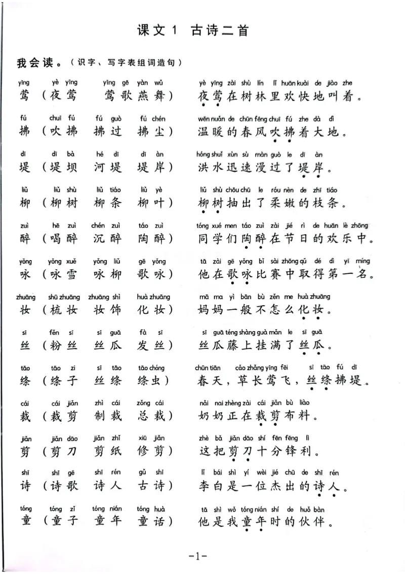 二年级下册生字笔顺组词造句阅读本_二年级上下册资料_小学二年级学习资料-25年更新版_2-02、小学二年级语文下册_2-2-2、练习题、作业、试题、试卷_专项练习