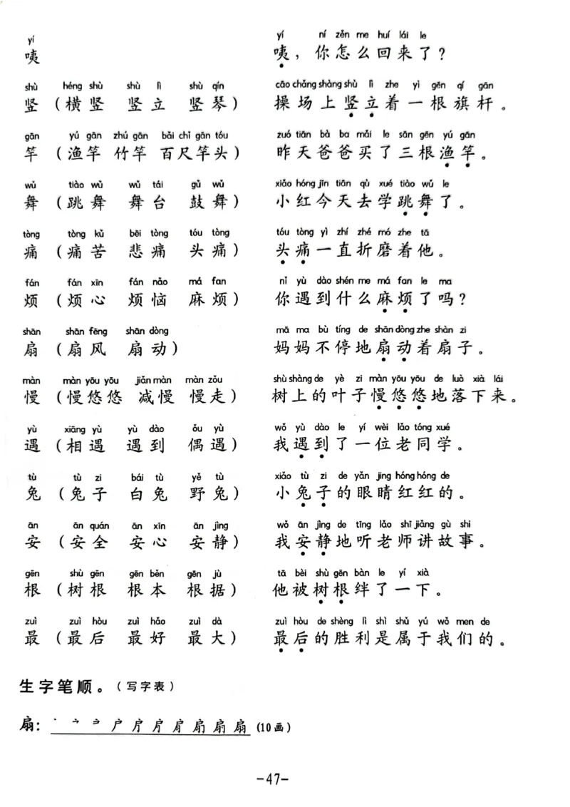 二年级下册生字笔顺组词造句阅读本_二年级上下册资料_小学二年级学习资料-25年更新版_2-02、小学二年级语文下册_2-2-2、练习题、作业、试题、试卷_专项练习