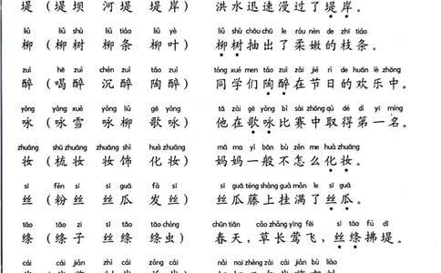 二年级下册生字笔顺组词造句阅读本_二年级上下册资料_小学二年级学习资料-25年更新版_2-02、小学二年级语文下册_2-2-2、练习题、作业、试题、试卷_专项练习