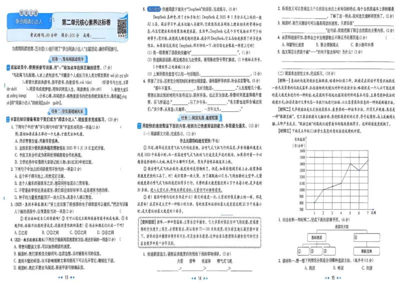 25秋《亮点给力新情境素养卷》语文5上_25秋小学语数英习题试卷_语文_25秋《亮点给力新情境素养卷》语文1-6上(1)