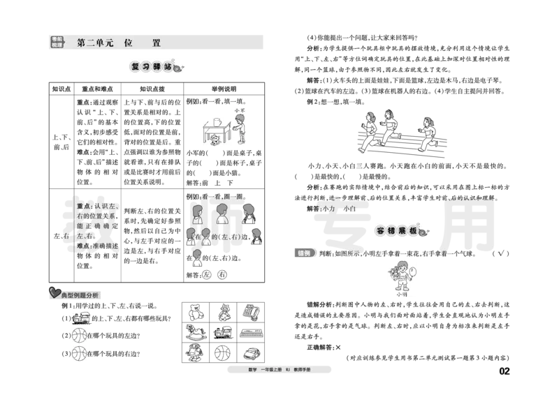 《考前梳理》数学1年级上册（RJ）_一年级上下册资料_小学一年级学习资料-25年更新版_1-03、小学一年级数学上册_人教版_10、电子书籍