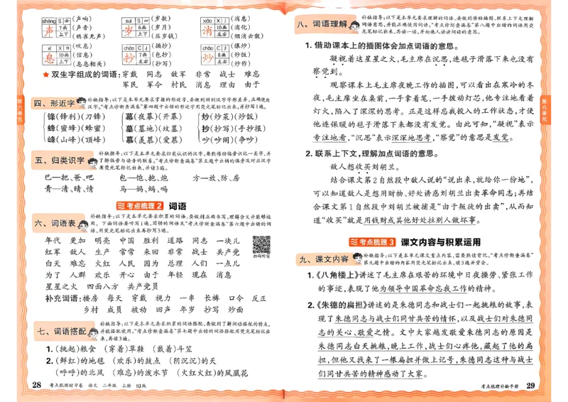 25秋二上语文考点梳理手册和答案_25秋小学语数英习题试卷_数学_人教版_人教版数学《王朝霞考点梳理时习卷》_二年语文上册《王朝霞考点梳理时习卷》25秋(1)