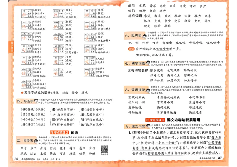 25秋二上语文考点梳理手册和答案_25秋小学语数英习题试卷_数学_人教版_人教版数学《王朝霞考点梳理时习卷》_二年语文上册《王朝霞考点梳理时习卷》25秋(1)