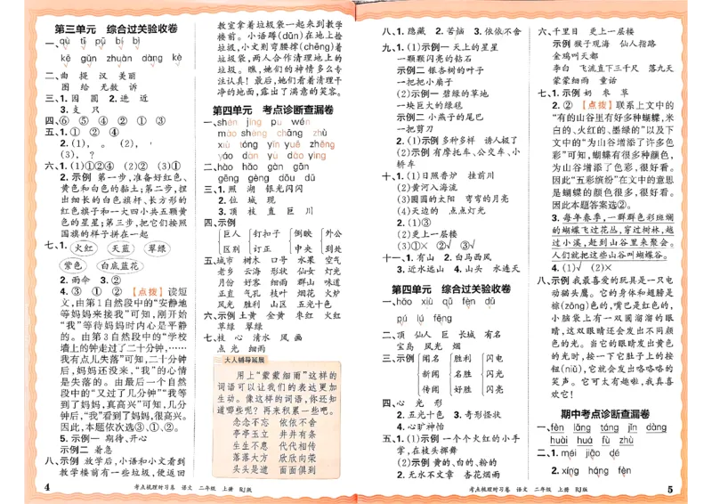 25秋二上语文考点梳理手册和答案_25秋小学语数英习题试卷_数学_人教版_人教版数学《王朝霞考点梳理时习卷》_二年语文上册《王朝霞考点梳理时习卷》25秋(1)