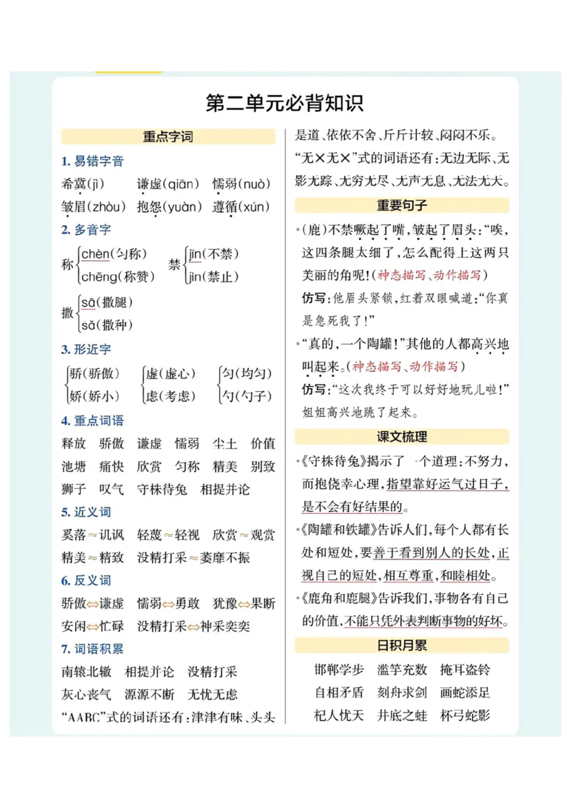 三（下）语文1-8单元必背知识.(1)_三年级上下册资料_小学三年级学习资料-25年更新版_3-02、小学三年级语文下册_3-2-1、学习资料、复习、知识点、归纳汇总_语文知识点（归类汇总）