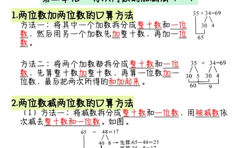 三年级上册数学全册知识点_三年级上下册资料_小学三年级学习资料-25年更新版_3-03、小学三年级数学上册_3-3-1、复习、知识点、归纳汇总_通用