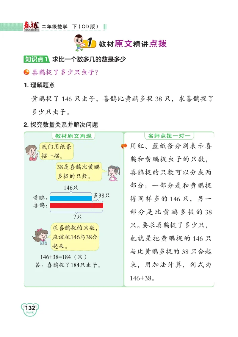 《点拨》数学2年级下册（63QD）_二年级上下册资料_小学二年级学习资料-25年更新版_2-04、小学二年级数学下册_2-4-2、练习题、作业、试题、试卷_青岛版63_电子册类
