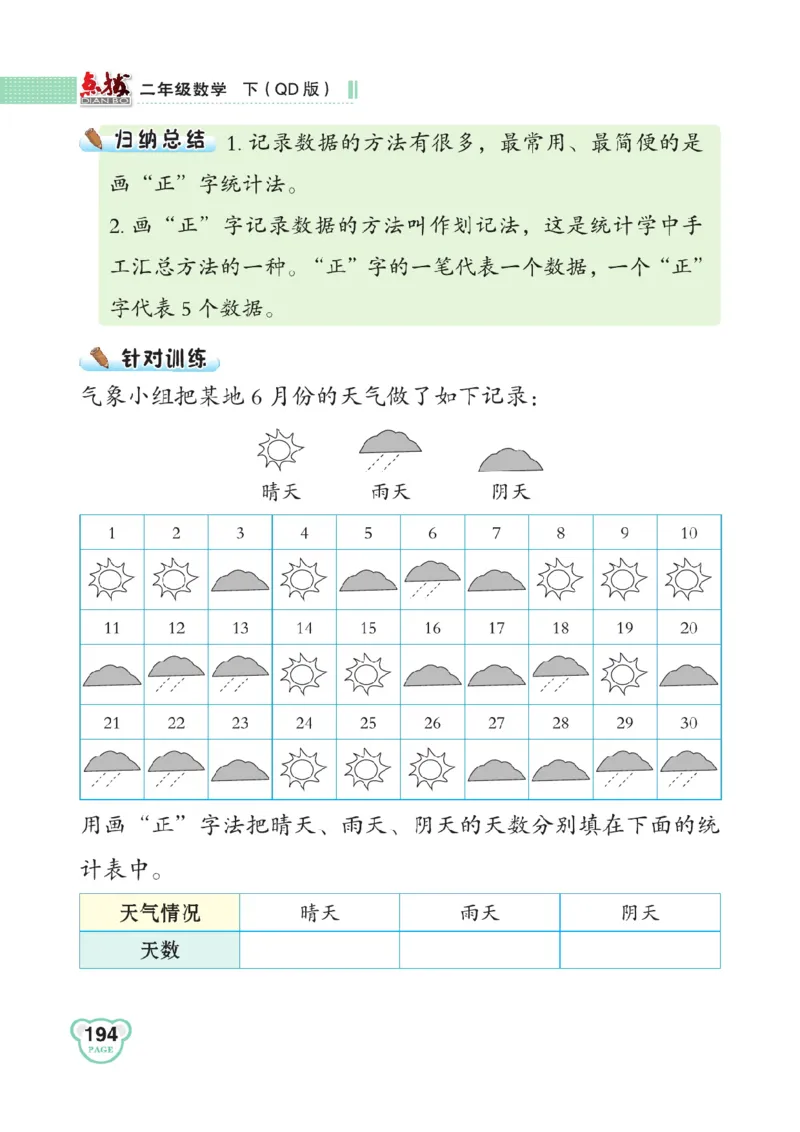 《点拨》数学2年级下册（63QD）_二年级上下册资料_小学二年级学习资料-25年更新版_2-04、小学二年级数学下册_2-4-2、练习题、作业、试题、试卷_青岛版63_电子册类