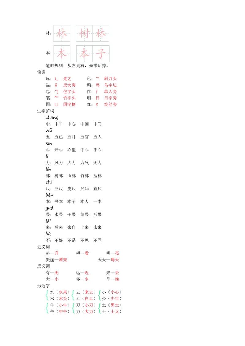 一年级上册语文部编版知识要点_一年级上下册资料_小学一年级学习资料-25年更新版_1-01、小学一年级语文上册_01、知识汇总