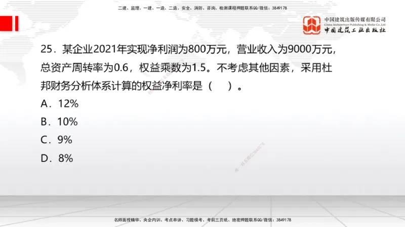 2025一建《经济》考前小灶直播课卷二（1）_2026年一级建造师_2026年一建经济_2025年一建经济SVIP_04-冲刺串讲✿考点强化✿小灶集训_45-经济《考前小灶直播》张莹波JGS_讲义