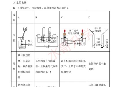 24-25学年广附九年级上学期11月质量检查考试化学试卷_广州九上月考+期中+期末+一模二模+中考真题_初三上十月十二月考