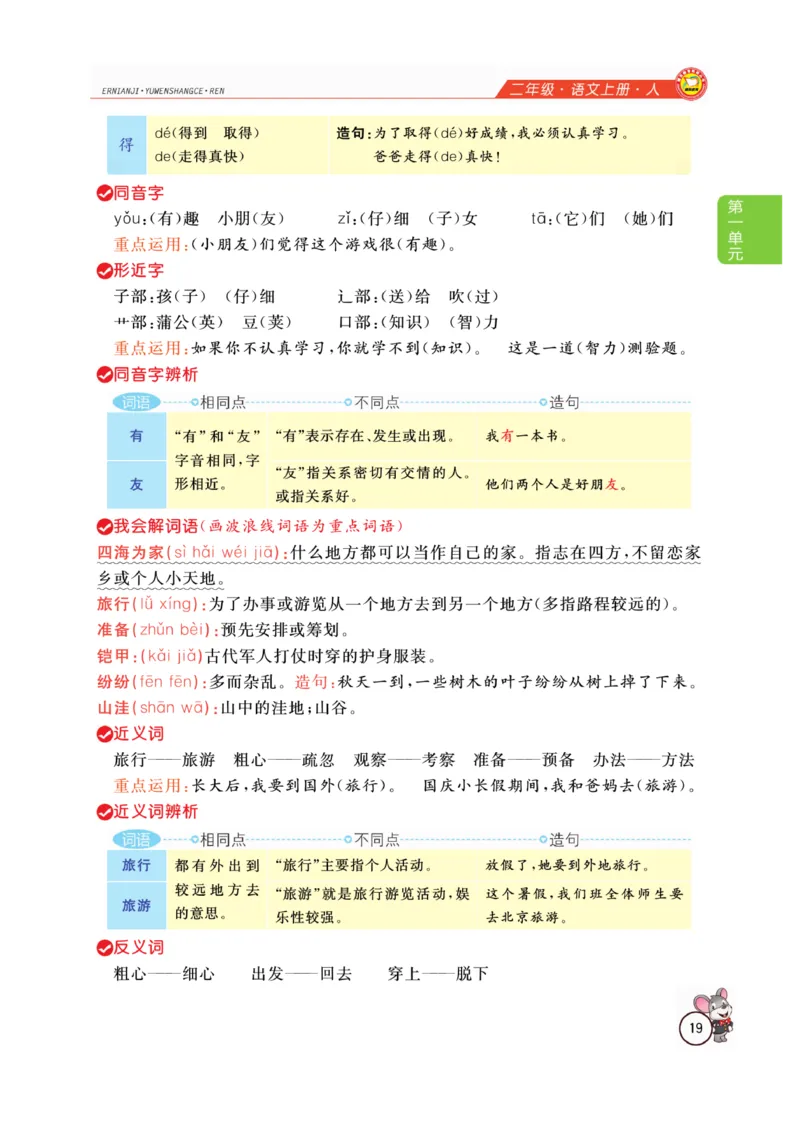 二（上）语文全解精析_二年级上下册资料_小学二年级学习资料-25年更新版_2-01、小学二年级语文上册_2-1-4、电子教材、课本、教材解读_教材解读