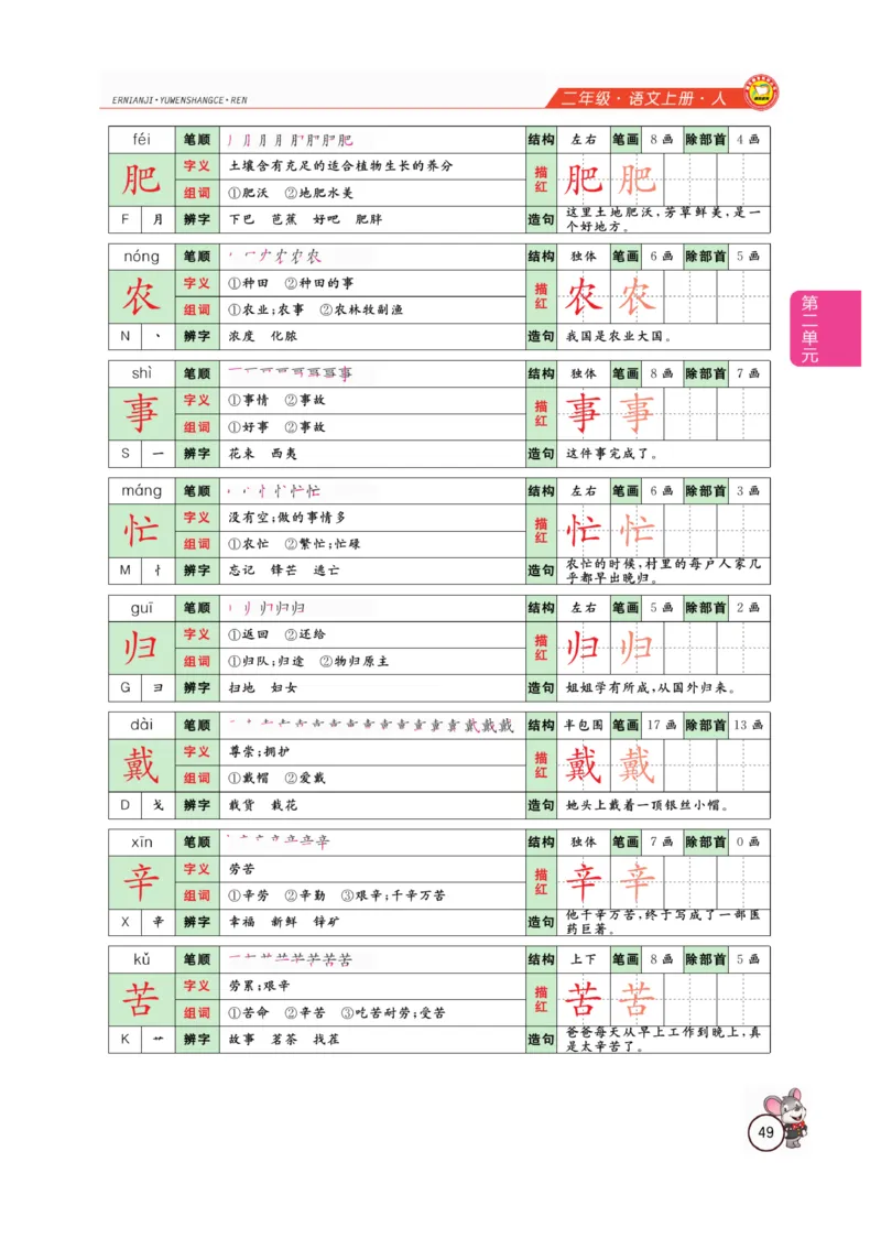 二（上）语文全解精析_二年级上下册资料_小学二年级学习资料-25年更新版_2-01、小学二年级语文上册_2-1-4、电子教材、课本、教材解读_教材解读