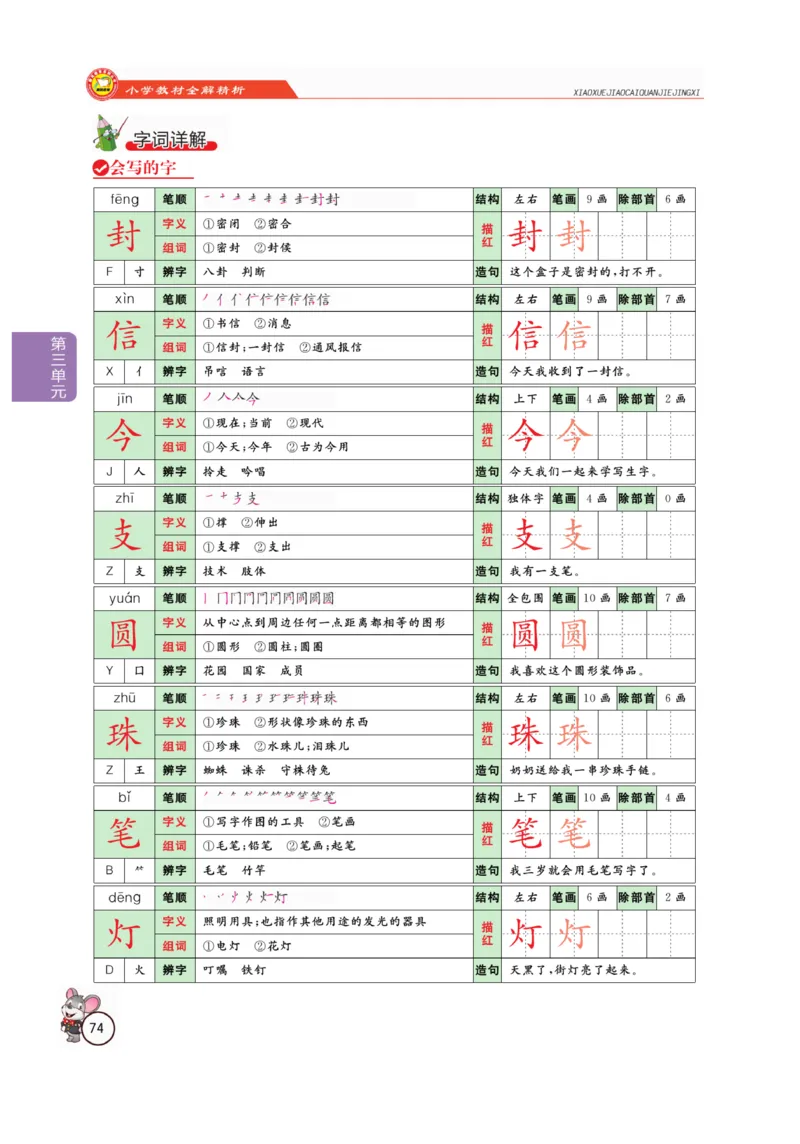 二（上）语文全解精析_二年级上下册资料_小学二年级学习资料-25年更新版_2-01、小学二年级语文上册_2-1-4、电子教材、课本、教材解读_教材解读