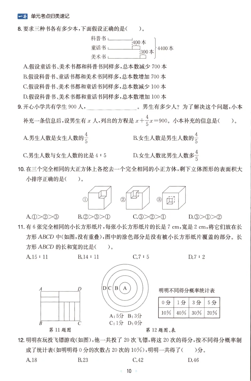 25秋《单元考点归类速记》苏教数学6上_25秋小学语数英习题试卷_数学_苏教版_25秋一本15天期末卷苏教版数学_25秋一本15天期末卷苏教版数学六上