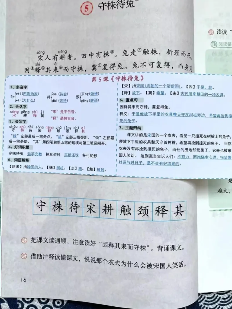 三年级下册语文彩色一课一贴_三年级上下册资料_三年级下册小红书同款资料_三下语文