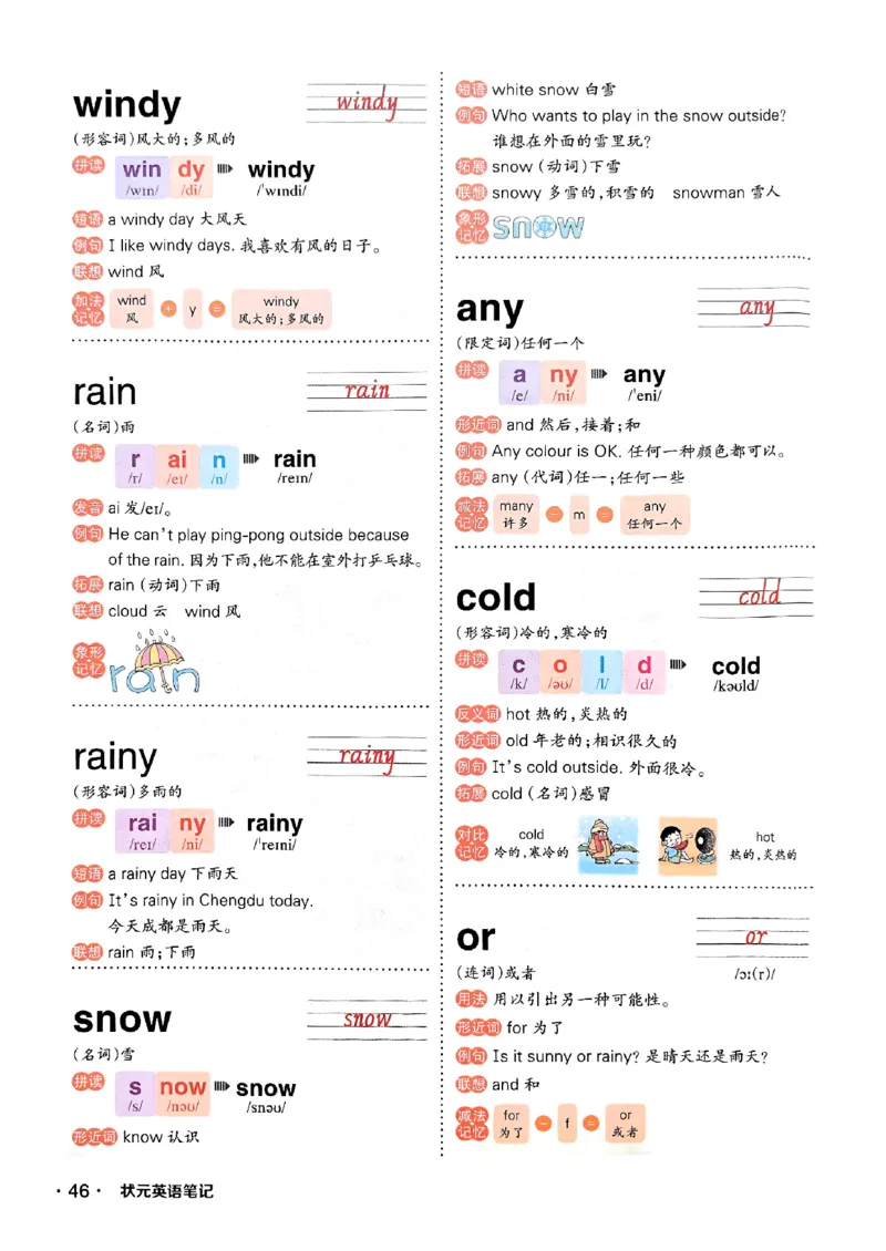 《状元笔记》_25秋小学语数英习题试卷_英语_外研版_25秋《状元笔记》英语外研版3起34_25秋《状元笔记》英语外研3起点4上