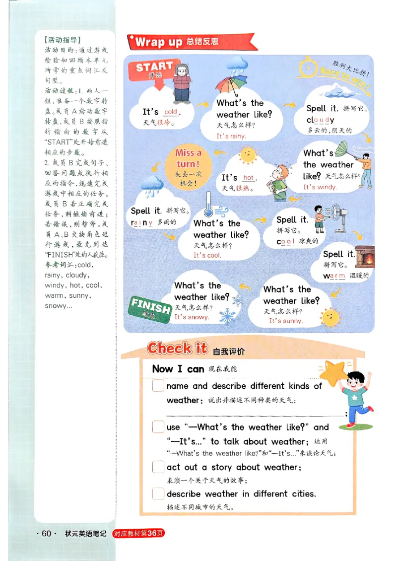 《状元笔记》_25秋小学语数英习题试卷_英语_外研版_25秋《状元笔记》英语外研版3起34_25秋《状元笔记》英语外研3起点4上