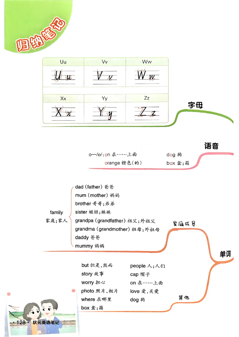 《状元笔记》_25秋小学语数英习题试卷_英语_外研版_25秋《状元笔记》英语外研版3起34_25秋《状元笔记》英语外研3起点3上