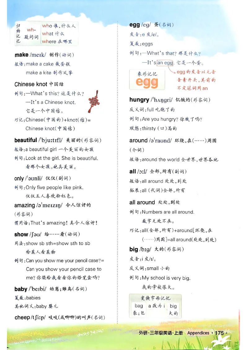 《状元笔记》_25秋小学语数英习题试卷_英语_外研版_25秋《状元笔记》英语外研版3起34_25秋《状元笔记》英语外研3起点3上