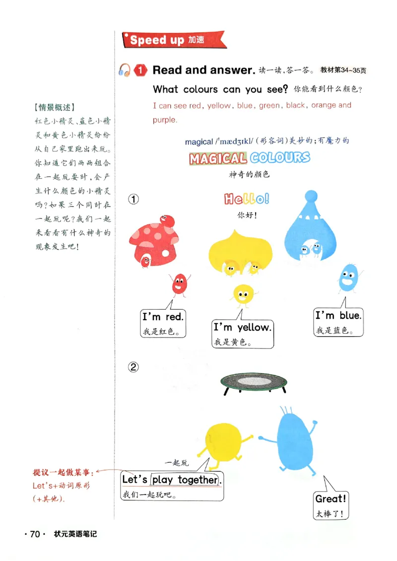 《状元笔记》_25秋小学语数英习题试卷_英语_外研版_25秋《状元笔记》英语外研版3起34_25秋《状元笔记》英语外研3起点3上
