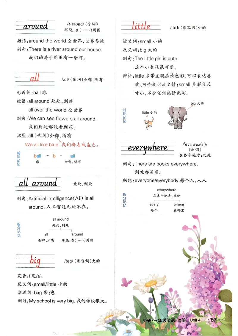 《状元笔记》_25秋小学语数英习题试卷_英语_外研版_25秋《状元笔记》英语外研版3起34_25秋《状元笔记》英语外研3起点3上