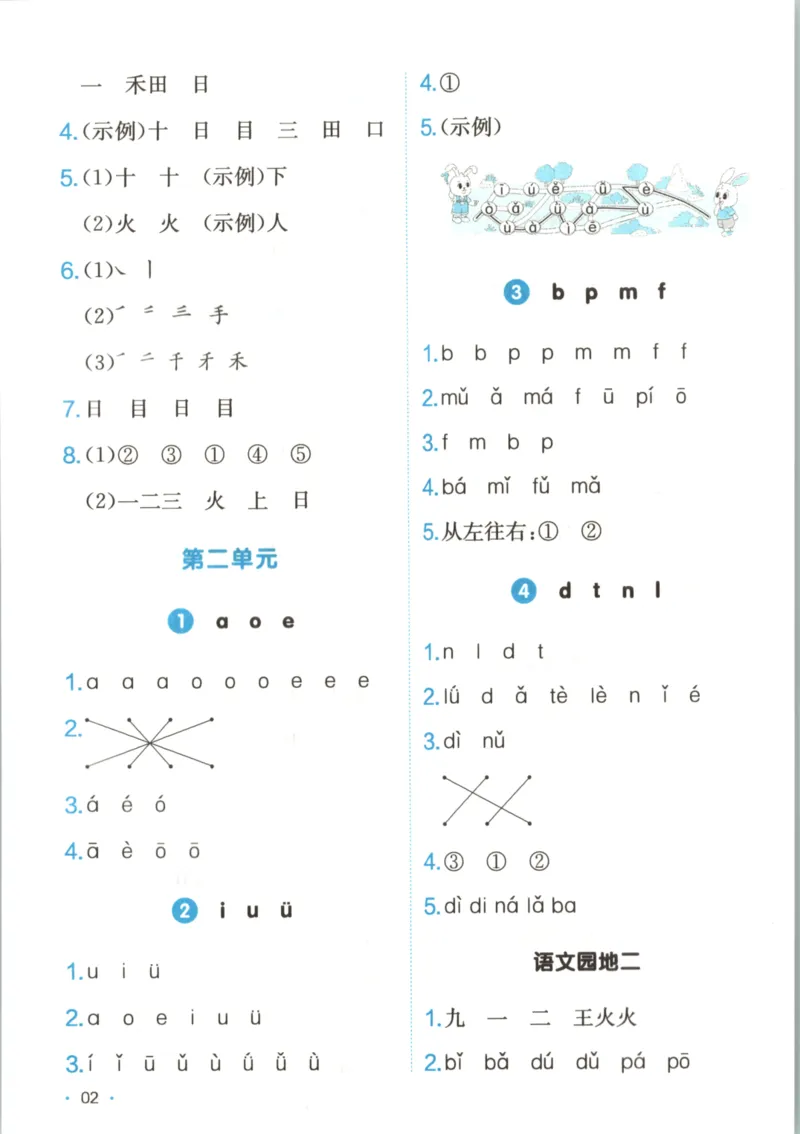2025秋一本课后小练习语文1上_25秋小学语数英习题试卷_语文_一本《小学语文课后小练习》25秋
