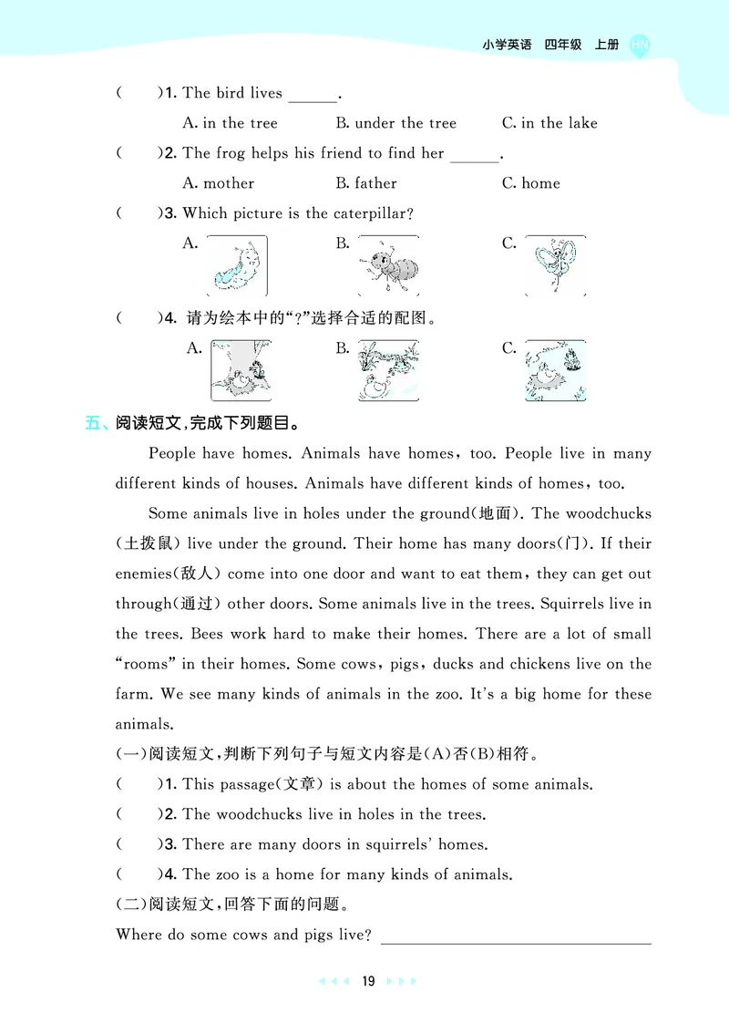 25秋沪教牛津英语四年级上册53天天练_25秋小学语数英习题试卷_英语_25秋沪教牛津英语3-6年级上册课时练习抢先版