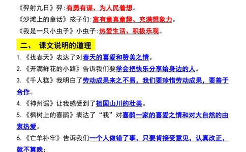 二年级语文下册知识点归纳总复习_二年级上下册资料_二年级语数英上下册学习资料_3-7-2、小学二年级语文下册_统编、部编、人教（语文全国统一只有一个版）_1、知识点总结_期末总复习