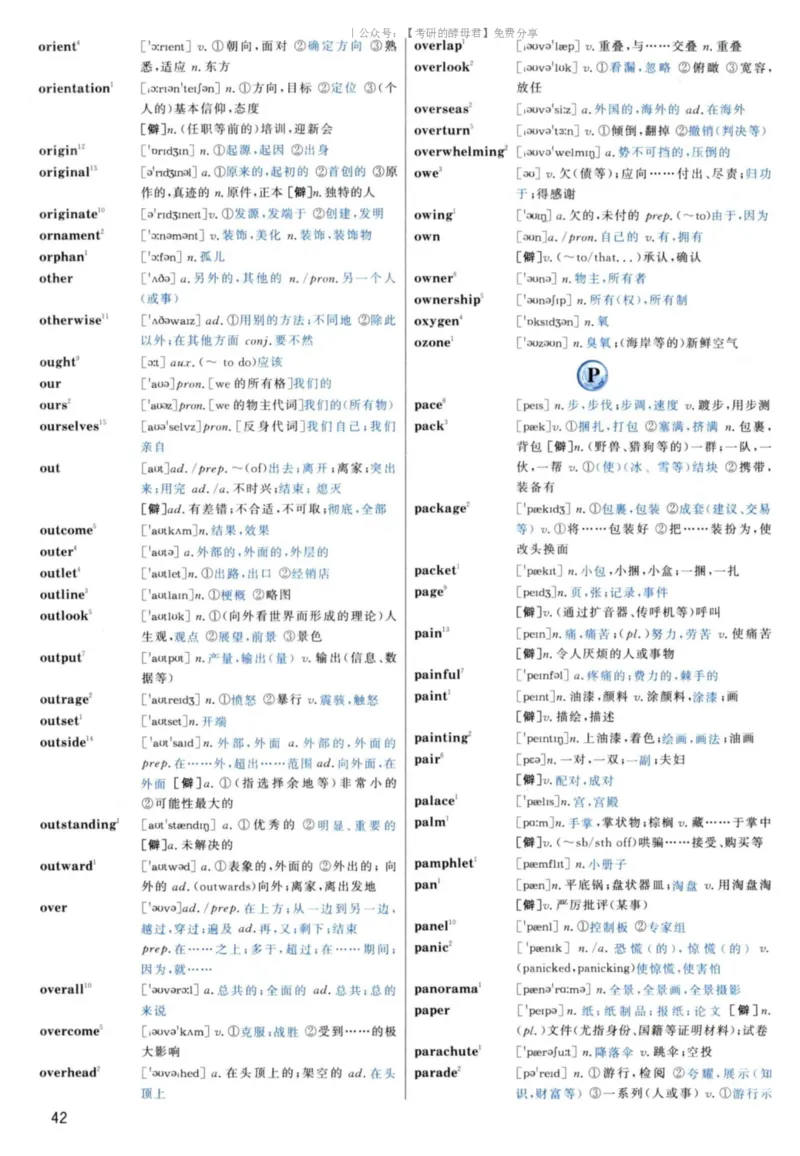 5.大纲词汇背诵宝典英语一_考研英语+作文模板_2.1980-2025考研英一真题+解析