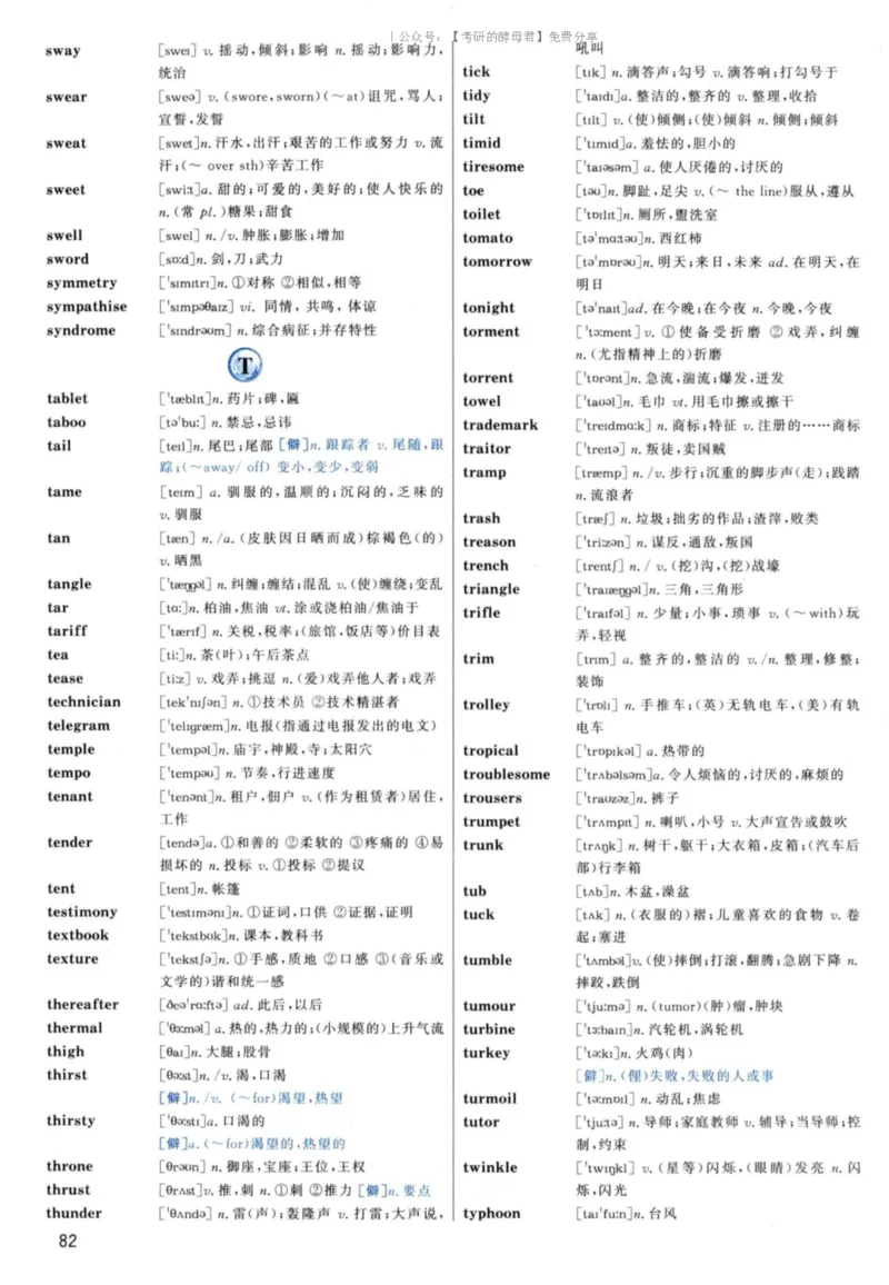 5.大纲词汇背诵宝典英语一_考研英语+作文模板_2.1980-2025考研英一真题+解析