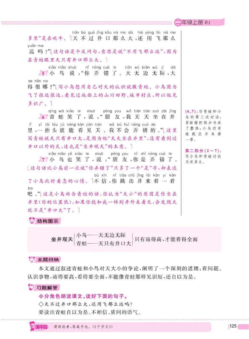 二（上）语文全程解读_二年级上下册资料_小学二年级学习资料-25年更新版_2-01、小学二年级语文上册_2-1-4、电子教材、课本、教材解读_教材解读