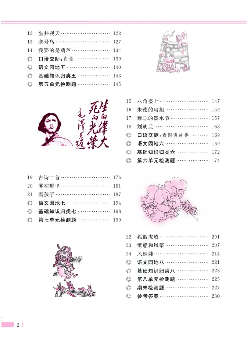 二（上）语文全程解读_二年级上下册资料_小学二年级学习资料-25年更新版_2-01、小学二年级语文上册_2-1-4、电子教材、课本、教材解读_教材解读