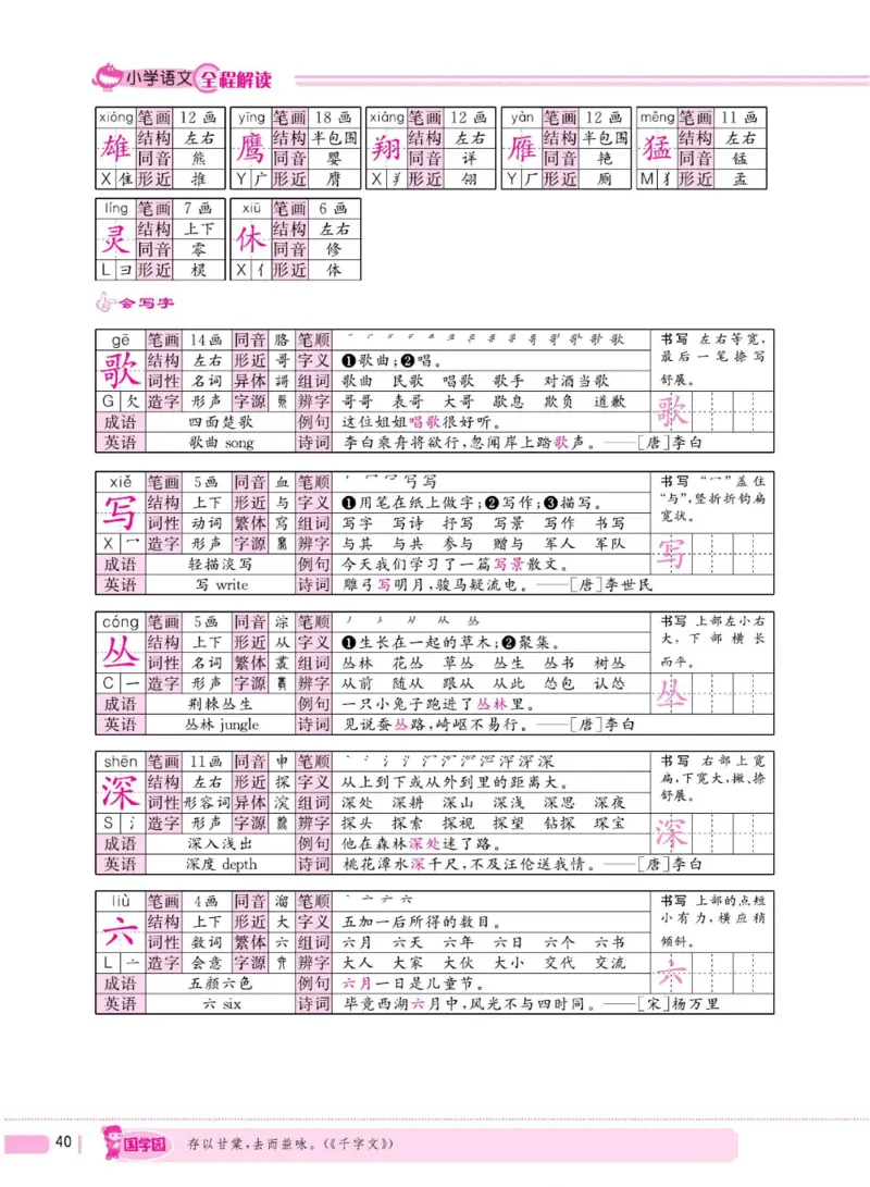 二（上）语文全程解读_二年级上下册资料_小学二年级学习资料-25年更新版_2-01、小学二年级语文上册_2-1-4、电子教材、课本、教材解读_教材解读
