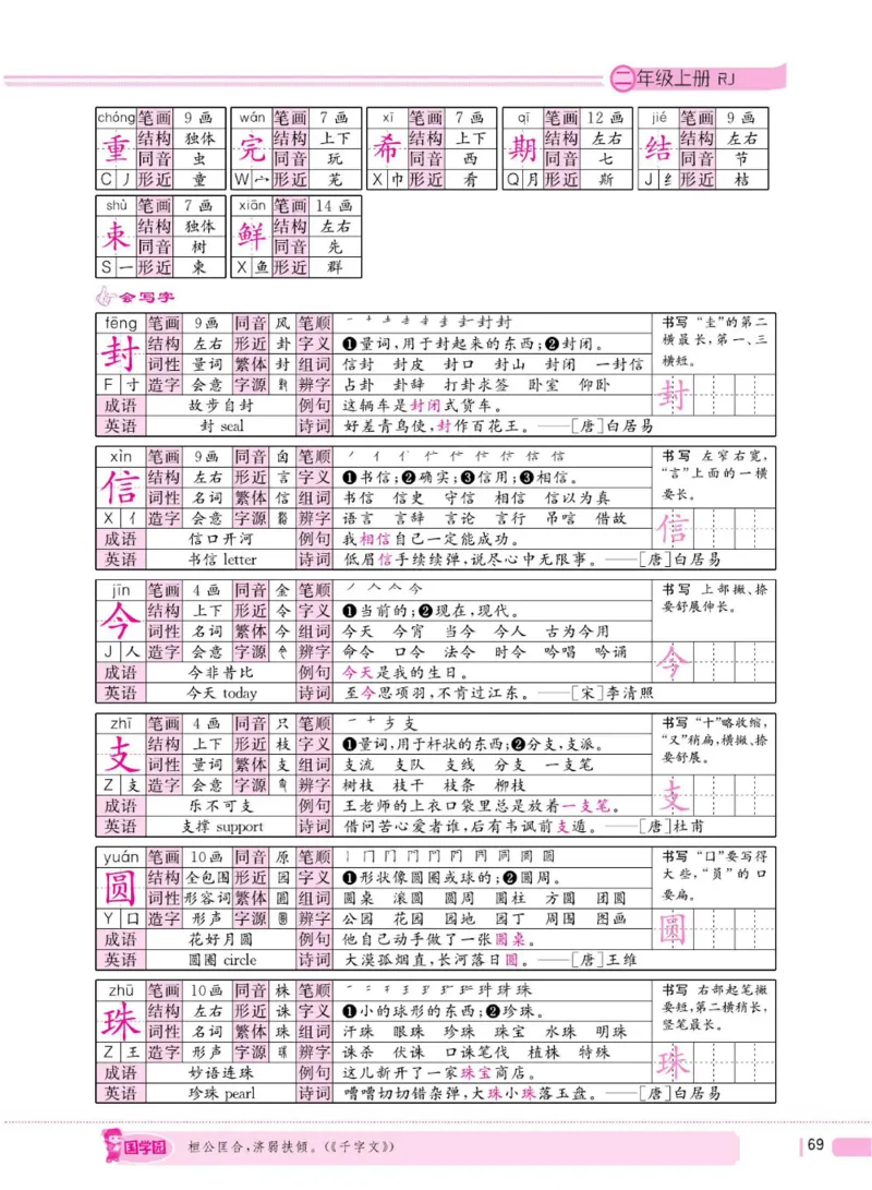 二（上）语文全程解读_二年级上下册资料_小学二年级学习资料-25年更新版_2-01、小学二年级语文上册_2-1-4、电子教材、课本、教材解读_教材解读