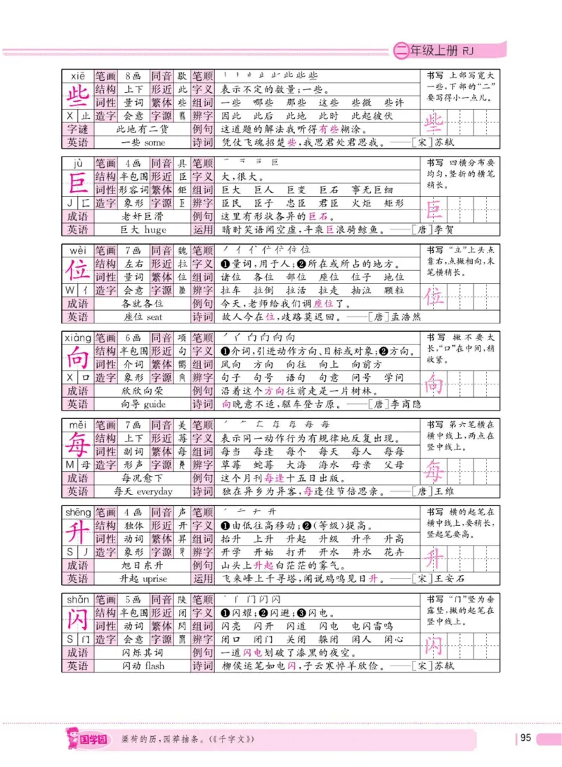 二（上）语文全程解读_二年级上下册资料_小学二年级学习资料-25年更新版_2-01、小学二年级语文上册_2-1-4、电子教材、课本、教材解读_教材解读
