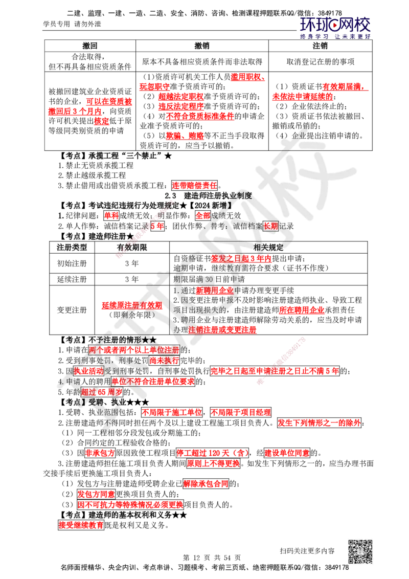 2025一建法规直播密训-（全）_2026年一建法规_2025年一建法规SVIP_04-冲刺串讲✿考点强化✿小灶集训_16-法规《直播密训班》安国庆HQ_讲义