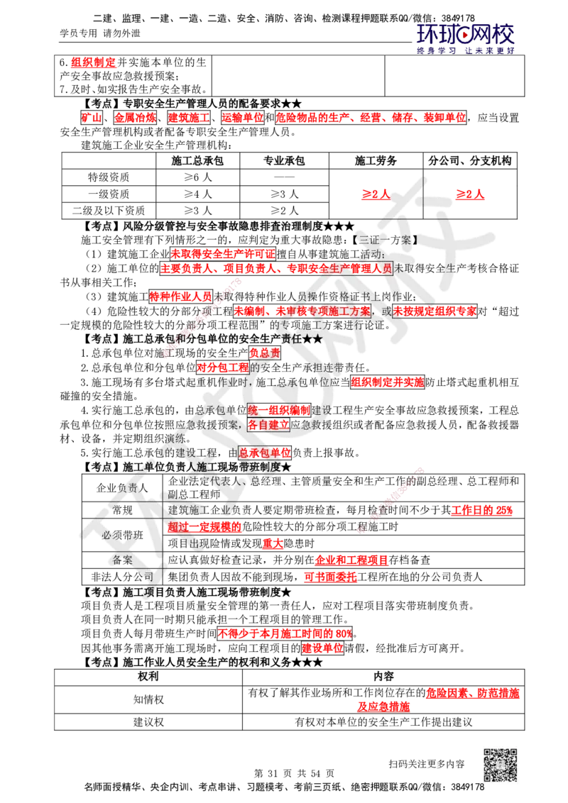 2025一建法规直播密训-（全）_2026年一建法规_2025年一建法规SVIP_04-冲刺串讲✿考点强化✿小灶集训_16-法规《直播密训班》安国庆HQ_讲义