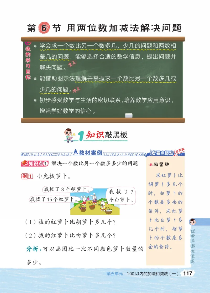 《点拨》23春数学1年级下册（JJ）_一年级上下册资料_小学一年级学习资料-25年更新版_1-04、小学一年级数学下册_1-4-2、练习题、作业、试题、试卷_冀教版_电子册类