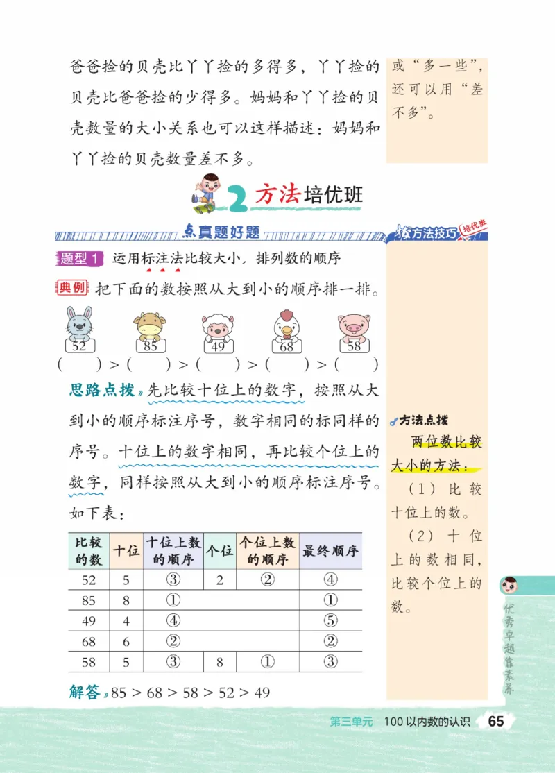 《点拨》23春数学1年级下册（JJ）_一年级上下册资料_小学一年级学习资料-25年更新版_1-04、小学一年级数学下册_1-4-2、练习题、作业、试题、试卷_冀教版_电子册类