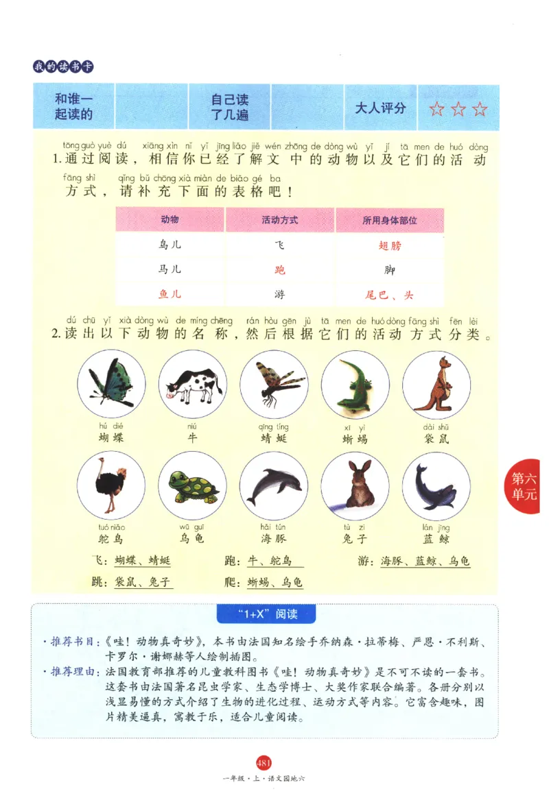 一年级上J2_一年级语文上册（统编版）_老课标资料_教学视频_第一套_010-绘本课堂PDF可下载打印